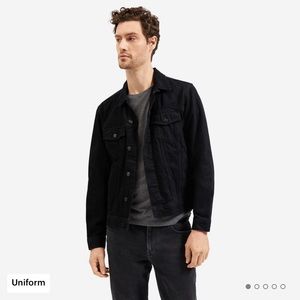 The Black Denim Jacket | Uniform size L